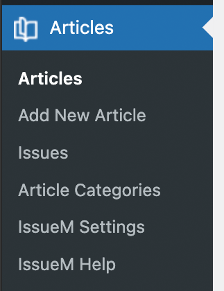 Article listing page 